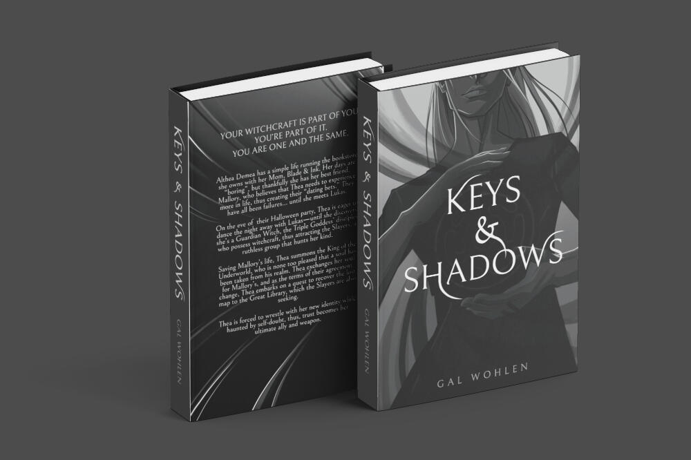 keys &amp; shadows cover art + design