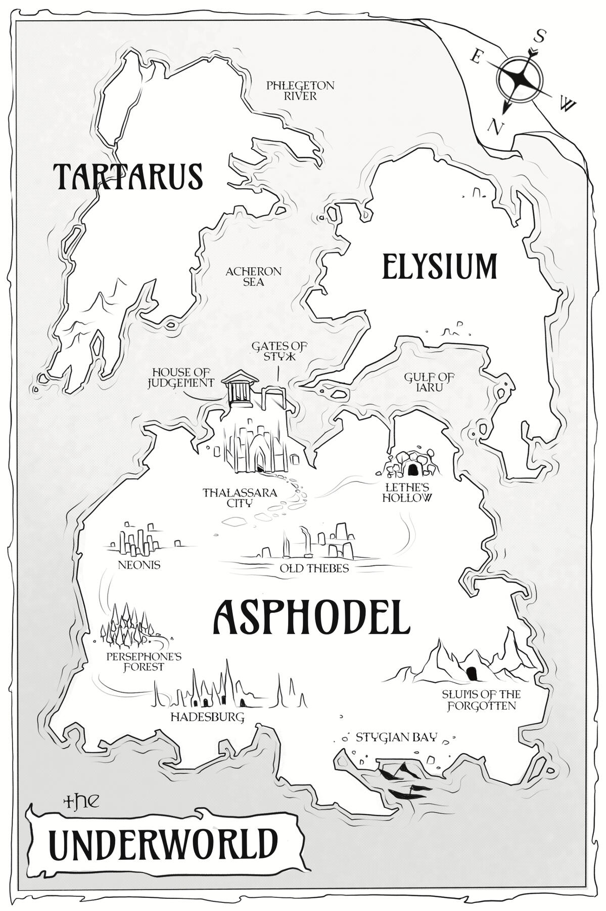 KEYS & SHADOWS map